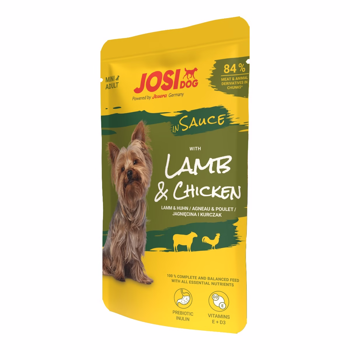 JosiDog Lamb & Chicken in Sauce 100g