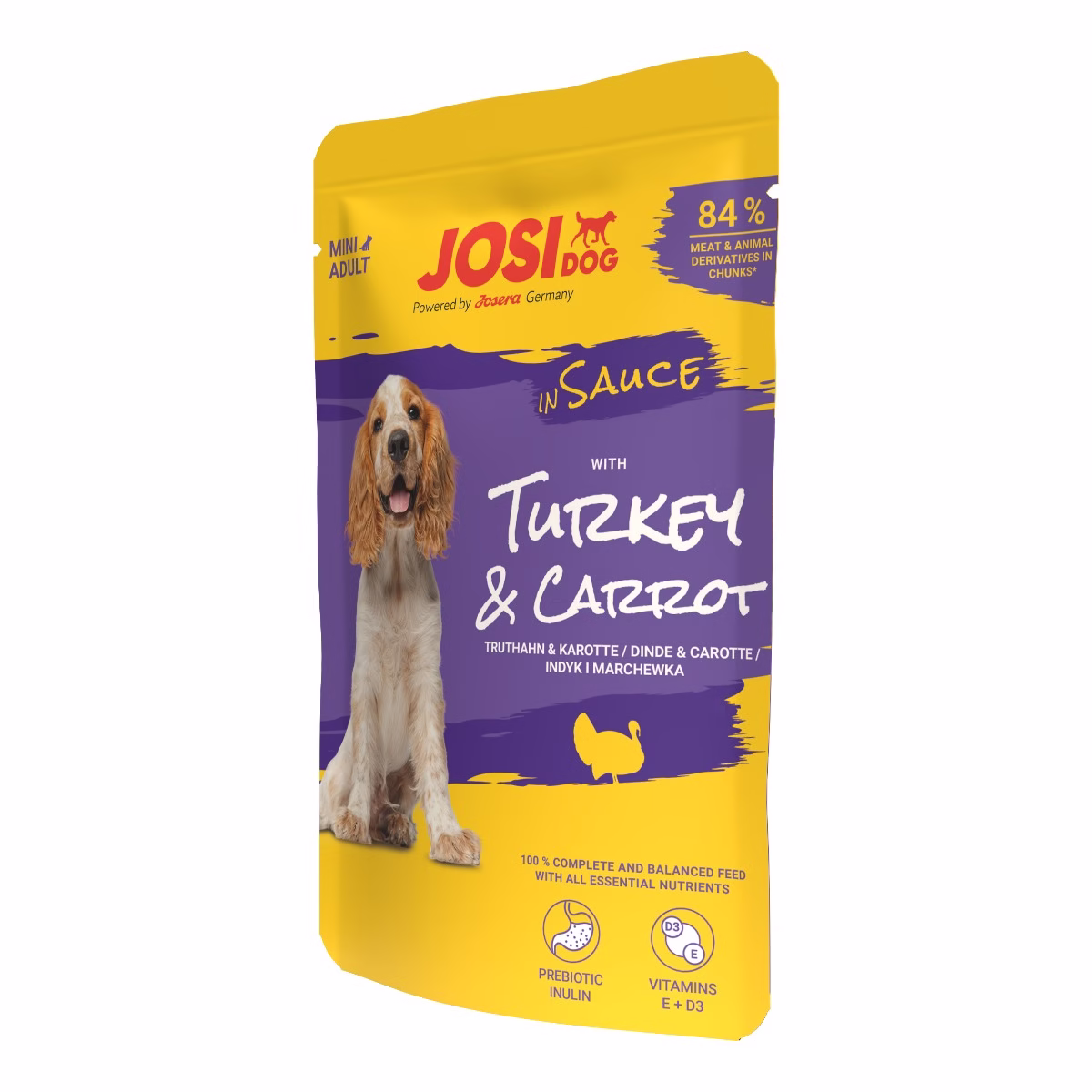 JosiDog Turkey & Carrot in Sauce 100g